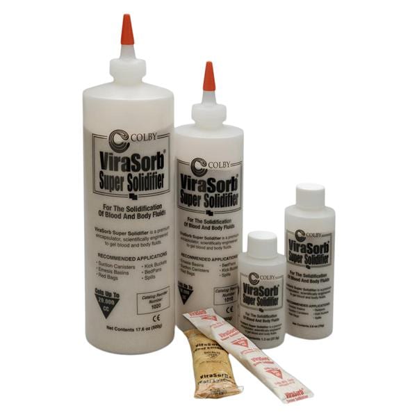 Solidifier, Bottle, Multi Use, Solidifies up to 10,000cc, Non-Sterile, 12/cs (US Only) (Not Available For Sale into Canada)