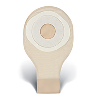 One-Piece Drainable Pouch with Precut Stomahesive Skin Barrier, Tape Collar, 10" Pouch with 1-Sided Comfort Panel, Tail Clip, Opaque, 2" Stoma Opening, 20/bx (Continental US Only)