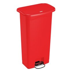 Waste Mate Plastic Waste Receptacle, 24 Gallon, Red (DROP SHIP ONLY)