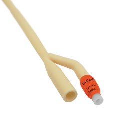 Catheter, TruCath, Silicone-Elastomer Coated Latex, Foley, 2-Way, 5ml Balloon, 16fr, 12ea/cs