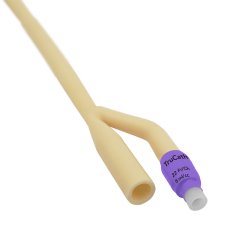 Catheter, TruCath, Silicone-Elastomer Coated Latex, Foley, 2-Way, 5ml Balloon, 22fr, 12ea/cs