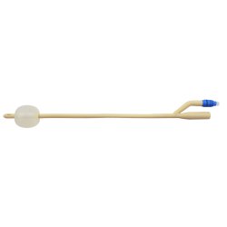 Catheter, TruCath, Silicone-Elastomer Coated Latex, Foley, 2-Way, 30ml Balloon, 24fr, 12ea/cs