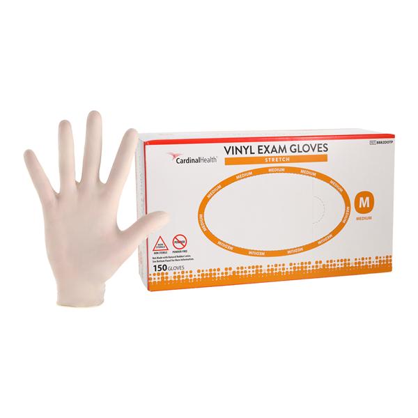 Gloves, Vinyl Exam, Stretch, Powder-Free (PF), Medium, Non-Sterile, 150/bx, 10 bx/cs (Continental US Only)
