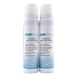 EASEntials Adhesive Remover Spray, 80mL, Odorless, Dries Clear, Alcohol-Free, Sting-Free, Easy-to-Use, Good for Every Day Use, 24 Month Shelf Life, 2/pk