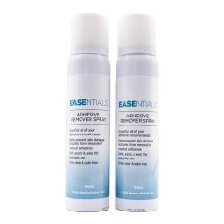 EASEntials Adhesive Remover Spray, 50mL, Odorless, Dries Clear, Alcohol-Free, Sting-Free, Easy-to-Use, Good for Every Day Use, 24 Month Shelf Life, 2/pk
