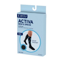 Mens Dress Socks, 8-15, Knee High, Closed Toe, Navy, Large, 1/pr (Continental US Only)