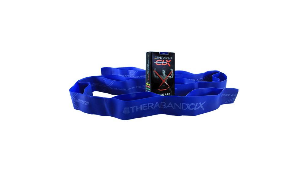 Resistance Band, Consecutive Loops, 5' Pre-cut Individual Bands, Blue/ Extra Heavy, Latex-Free (LF), 12/cs (091304) (US Only) (Part Number Change COMING SOON)