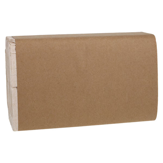 Pacific Blue Basic Paper Towel Single Fold Dsp Fbr 9.25x10.25 Brn 4000/Ca (23504)