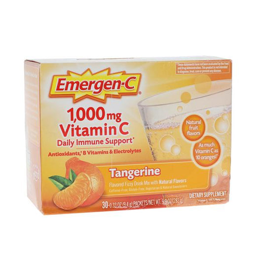 Emergen-C Powder, Tangerine Packet, 30 packs/bx, 12 bx/cs (Available for sale in US only) (Products cannot be sold on Amazon.com or any other third Party sites.) (Item is Non-Returnable)