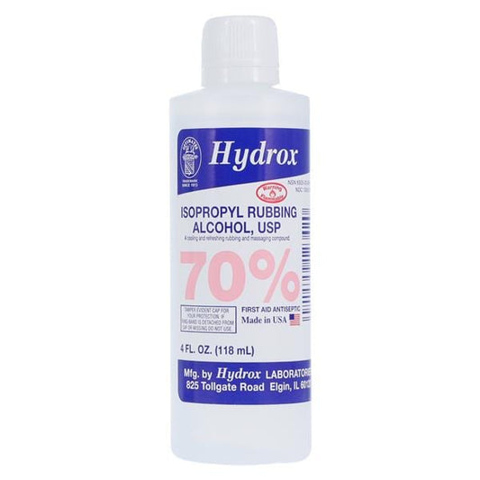 Isopropyl Alcohol 70%, USP, 4 oz, 60 btl/cs (US Only)
