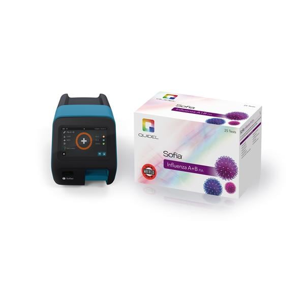 Influenza A+B Starter Kit, "PO & GO", Contains: Sofia 2 Analyzer, 1 Install Kit, 2 Influenza A&B FIA Test Kit, 25 Test),  2/pk (DROP SHIP ONLY) (Continental US Only - including Alaska & Hawaii) (Item is Non-Returnable)