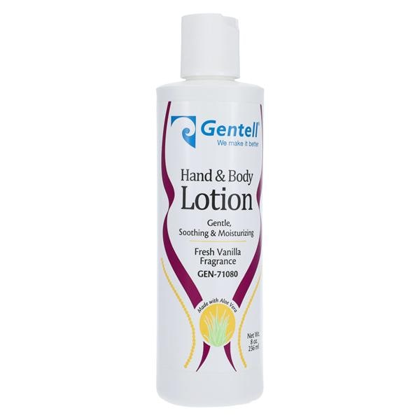 Hand & Body Lotion, w/ Aloe Vera, 8oz, Bottle, 24/cs