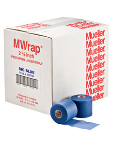 Big Bold MWrap, Big Blue, 2.75" x 30 yd, 48 rl/cs (Products are only available for sale in the U.S. Products cannot be sold on Amazon.com or any other 3rd party platform without prior approval by Mueller.)