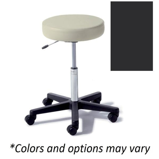 288 Basic Stool, Pneumatically Adjustable, Glides, Obsidian (US Only) (DROP SHIP ONLY) (Delivery Info Sheet Required)