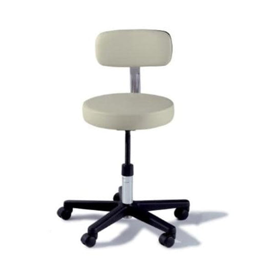 271 Basic Stool, With Back, Manually Adjustable, Obsidian (US Only) (DROP SHIP ONLY) (Delivery Info Sheet Required)