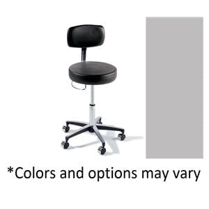 277 UltraFree Basic Stool, With Back, Pneumatically Adjustable, Hand Release, UltraFree Stone (US Only) (DROP SHIP ONLY) (Delivery Info Sheet Required)