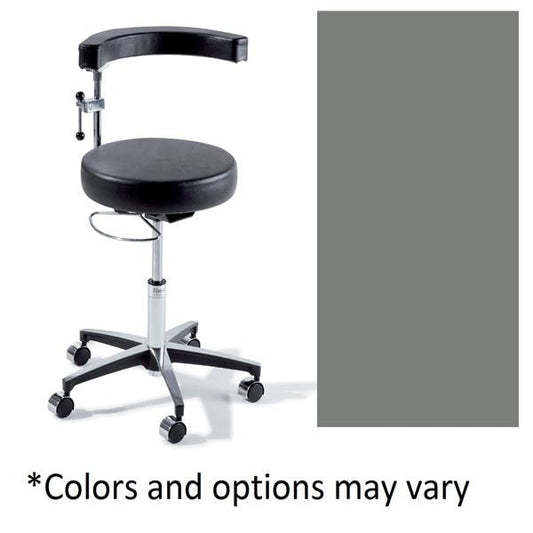 279 Basic Stool with Hand Release, Pneumatically Adjustable, Lunar Gray (US Only) (DROP SHIP ONLY) (Delivery Info Sheet Required)