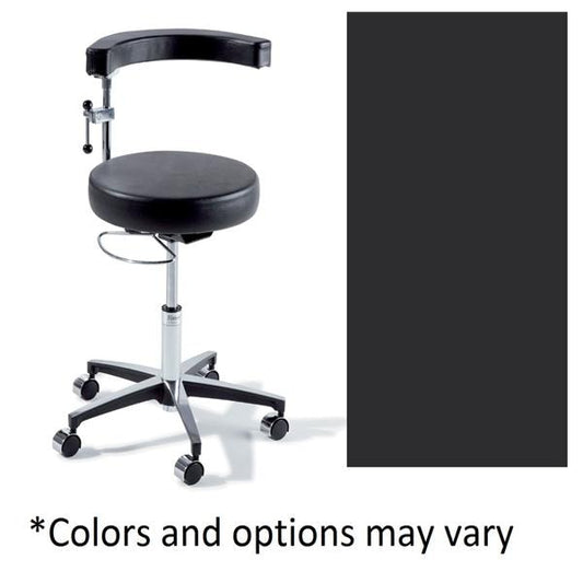 279 Basic Stool, w/ Hand Release, Pneumatically Adjustable, Obsidian (US Only) (DROP SHIP ONLY) (Delivery Info Sheet Required)