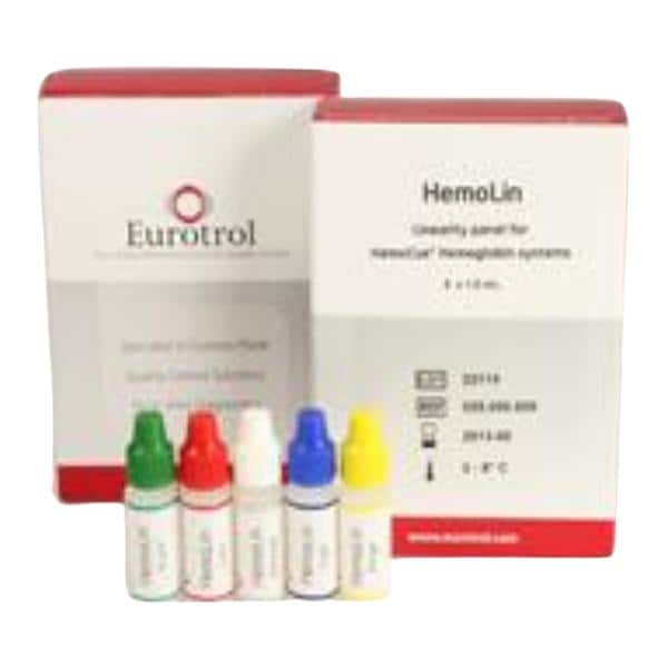 HemoLin, 5 Levels, 5 vials/bx (Perishable, Must Be Refrigerated, Non-Returnable) (Continental US Only - including Alaska & Hawaii) (DROP SHIP ONLY)