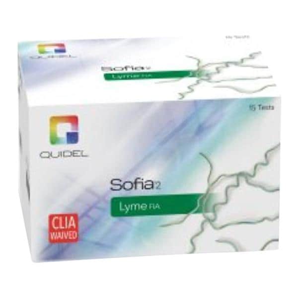 Lyme tests, Sofia 2, 1 Kit, Starter Bundle, 15 Test/kt (Continental US Only - including Alaska & Hawaii)