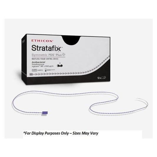 STRATAFIX Symmetric PDS Plus Suture, 3-0, Violet, SH, 45 cm, 12/bx (Continental US Only)