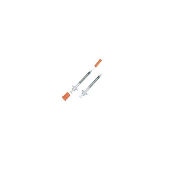 Insulin Syringe & Needle, 31G x 5/16", 1/2cc, 10/bg, 10 bg/bx, 5 bx/cs