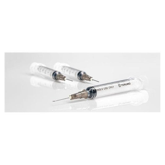 Syringe with Safety Needle, Luer Lock Tip, 3cc, 21G x 1 1/2", 100/bx, 10 bx/cs (US Only)