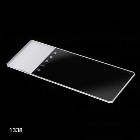 Slide, Frosted (One End, One Side), Clipped Corners, Beveled Edges, 25 x 75mm, 72/bx, 20 bx/cs