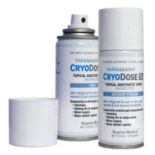 CryoDose TA Topical Anesthetic, Mist, 35mL, 24/cs (US Only) (Item is considered HAZMAT and cannot ship via Air or to AK, GU, HI, MP, PR, VI)