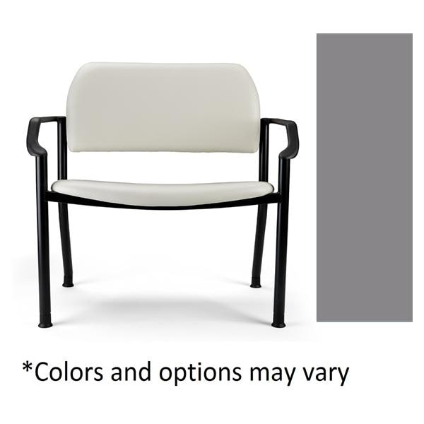 282 Bariatric Chair w/ Arms, Iron Ore (US Only) (DROP SHIP ONLY) (Delivery Info Sheet Required)