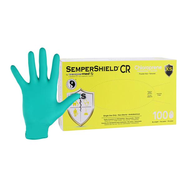 Exam Glove, Chloroprene, Powder-Free, Textured, X-Small, 100/bx, 10 bx/cs (Limited Inventory Available. Once Depleted Item will be Unavailable with No Est Date of Availability)