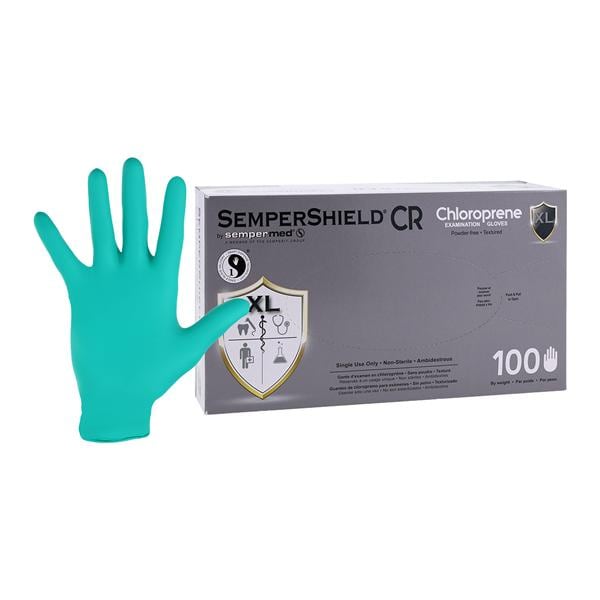 Exam Glove, Chloroprene, Powder-Free, Textured, X-Large, 100/bx, 10 bx/cs (Temporarily Unavailable for Sale - No Est Date of Availability)