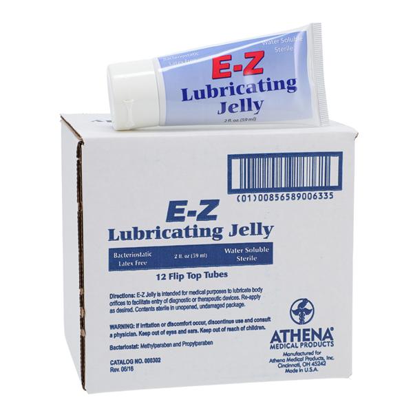 Jelly, Lubricating, 2 fl. oz. flip-top tube, sterile, 12ea/bx, 6bx/cs