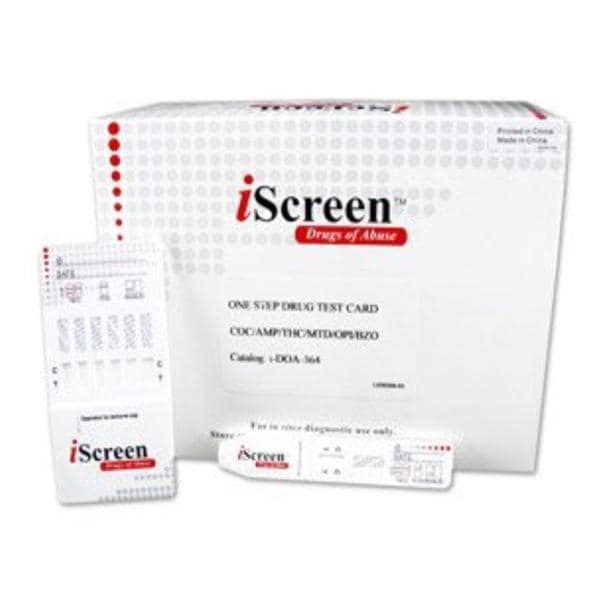 Drug Test, 1 Test Single Dip Device, Methamphetamine, 25/bx (US Only)