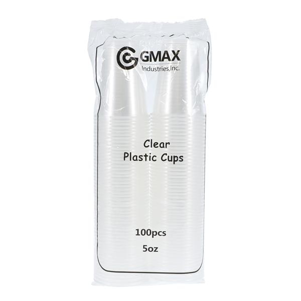 Plastic Cup, Clear, 5 oz., 100/dual pk, 25 pk/cs (24 cs/plt)