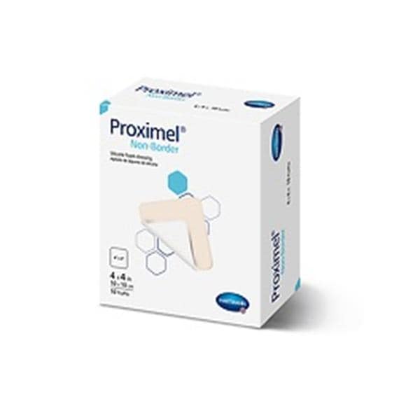 Silicone Foam Dressing, Non-Border, 5" x 8", Heel, 5/bx, 10 bx/cs