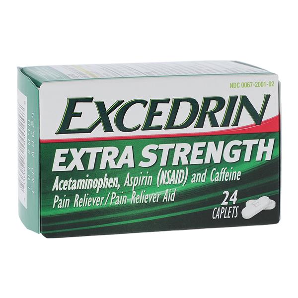 Excedrin Extra-Strength Caplets, 250/250/65mg, 24 caplets/btl, 24 btl/cs (Available for sale in US only) (Products cannot be sold on Amazon.com or any other third Party sites.) (Item is Non-Returnable)