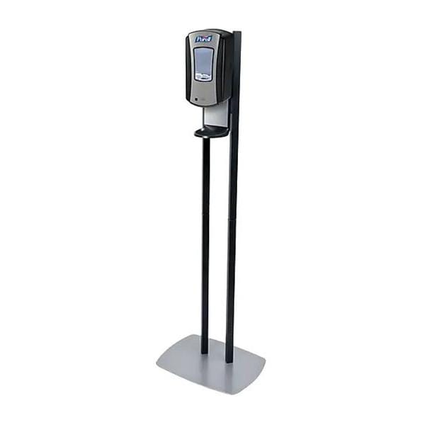 Purell LTX-12 Dispenser Floor Stand, Graphite with Chrome and Black Dispenser, 1/cs