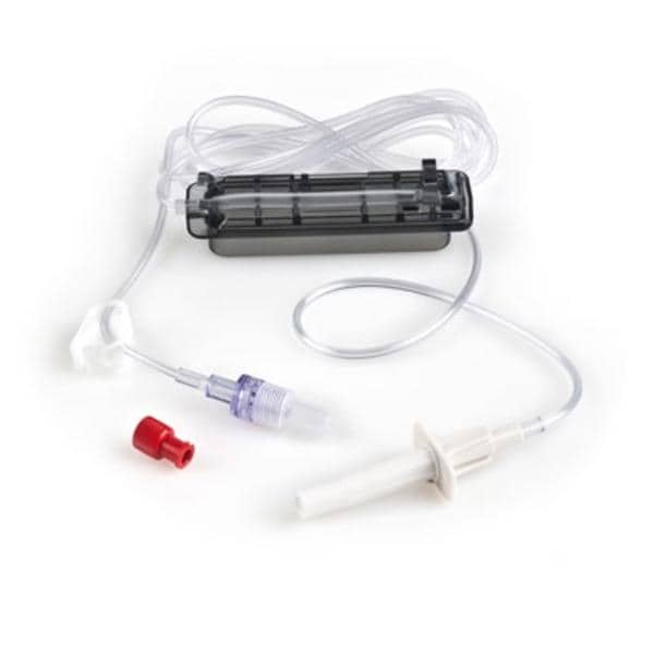 CADD High Volume Administration Set, Includes: Bag Spike, Flow Stop, 1.2 Micron Air-Eliminating Filter, Injection Site, Clamp, One-Way Checkvale with Male Luer, 118" Length, 18 ml PV, Not Made with DEHP, 15/bx (US Only)
