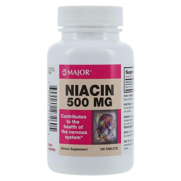 Niacin, 500mg, Tablets, 100s, NDC# 00904-2272-60, 24/cs (US Only)