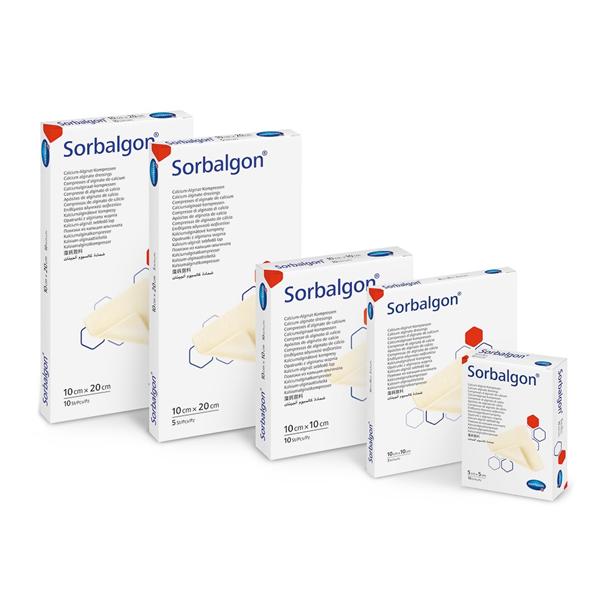 Calcium Alginate Dressing, 4" x 8", Sterile, 5/bx