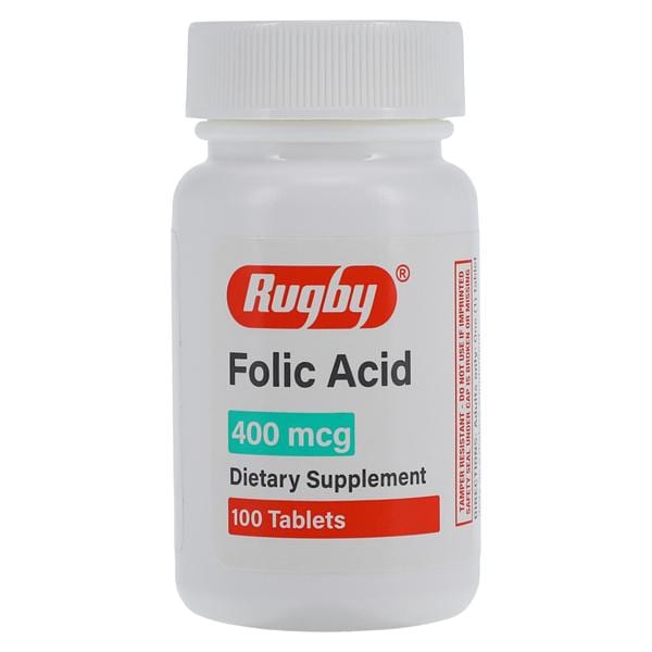 Folic Acid, 400 mcg Tablet, 100 ct, NDC# 80681-0099-00, 24/cs (US Only)