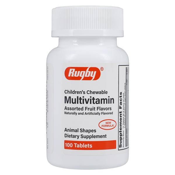 Children's Chewable Multivitamin, Fruit Flavored, NDC #80681-0049-00, 100S, 24/cs (US Only)