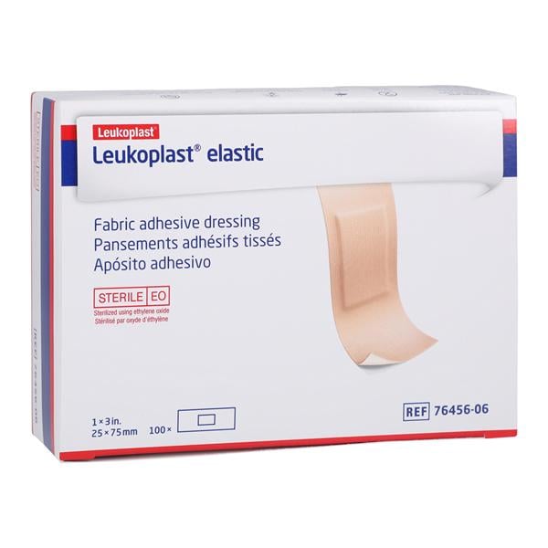 Elastic Adhesive Bandage, 1" x 3", Latex Free (LF), 100/bx (020364) (Continental US Only)