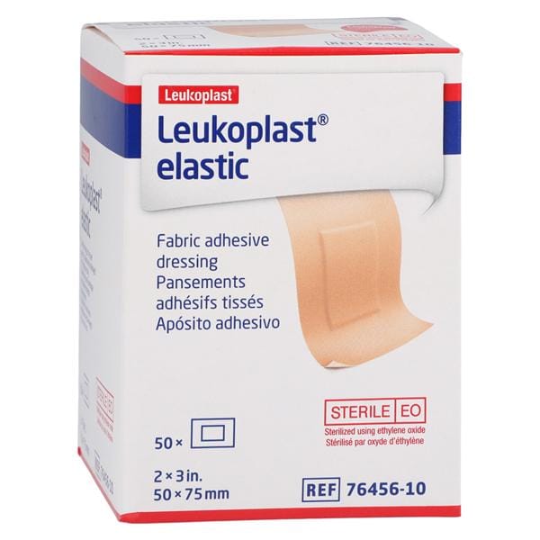 Elastic Adhesive Bandage, Patch, 2" x 3", Latex Free (LF), 50/bx, 12 bx/cs (Continental US Only)