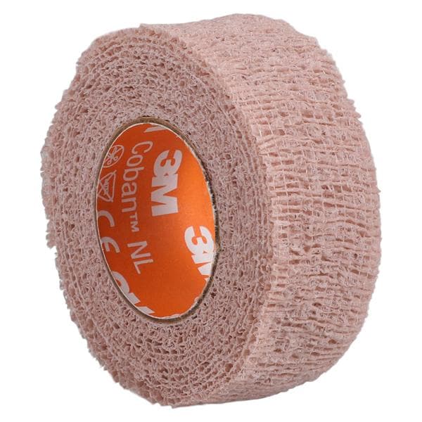 Self-Adherent Wrap, 1" x 5 yd, Tan, Non-Latex, 4 rl/pk, 18 pk/cs (Continental US+HI Only)