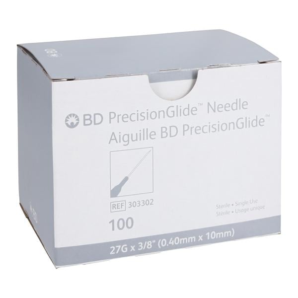 PrecisionGlide Needle, 27G x 3/8", IB, Needle Only, 100/pk, 10 pk/cs (Continental US Only) (Drop Ship Requires Pre-Approval)