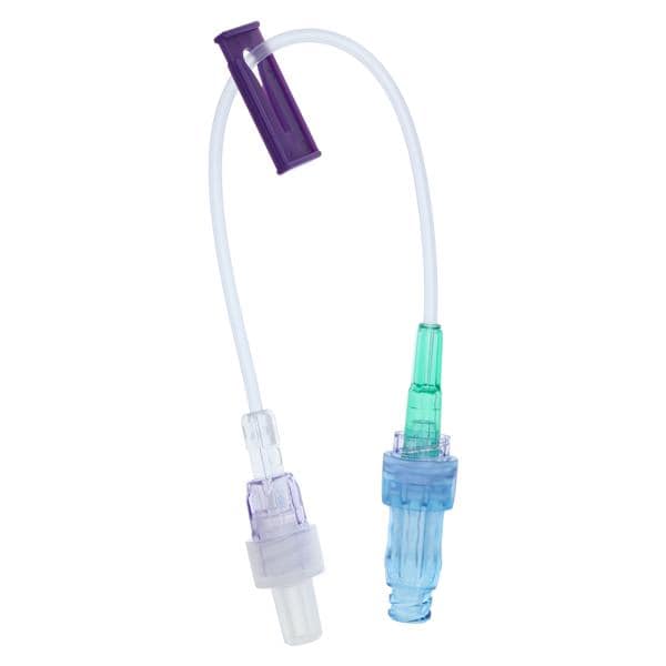 SafeDAY Extension Set, Small Bore, Male, Spin-Lock, 8",  100/cs (Rx) (Continental US+HI Only)