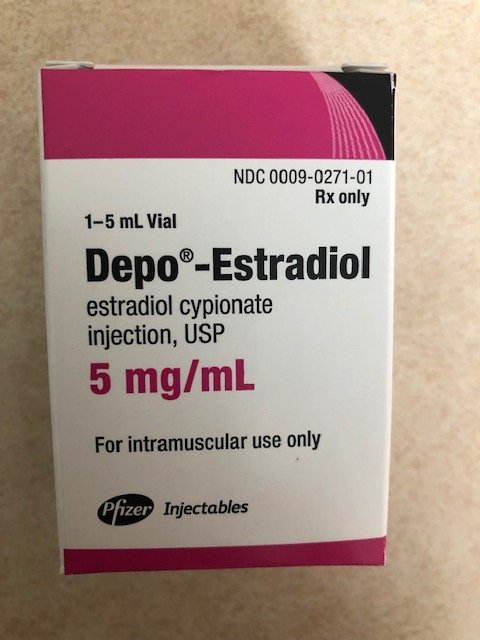 Estradiol Cypionate, USP, Sterile Solution, 5 mg/mL, 5mL Vial 1/pk