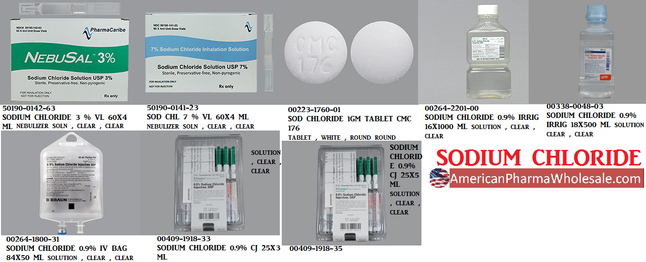 Sodium Chloride Solution, 0.90%, 15mL, 5/pk, 10 pk/ctn (Rx) (US Only, Excluding IN and ND)